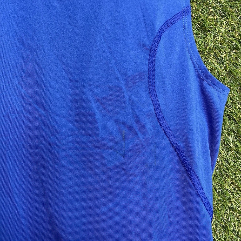 Nike Pro Training Tank Top Mens Medium Dri-Fit Sleeveless Slim Fit Blue 838087 - Picture 12 of 14